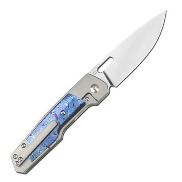 Нож Artisan Cutlery 1874G-GYTD Gambit Queen  с клинком из стали CPM-S90V, рукоять Titan / Timascus