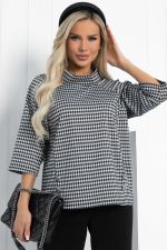Джемпер Эдельвейс (черно-белый) Б12830-18М LT Collection