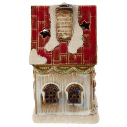 GAEM Фигурка декоративная с подсвет "Домик" (AAx2, н/п), L10,5 W8,5 H14,5 см