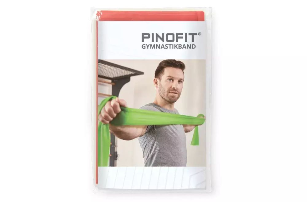 PINOFIT® Лента-эспандер, Лента-эспандер красная средней плотности, 2,0 м