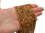 Нить бусин из песочной яшмы 3,3мм ("таблетка")