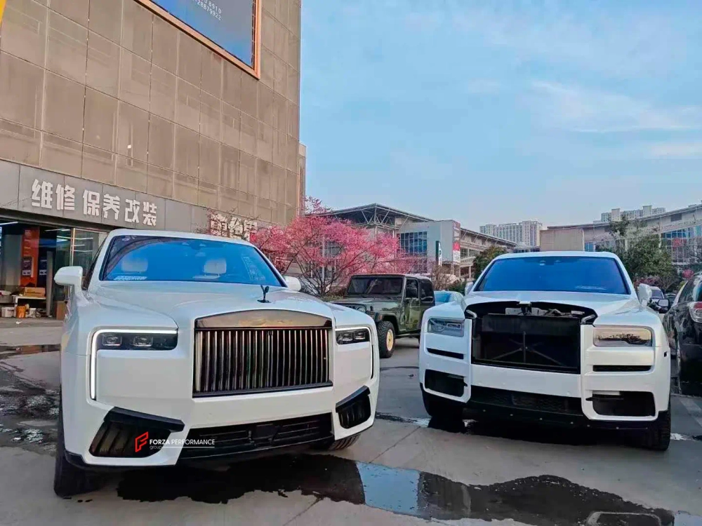 Обвес переделка для ROLLS ROYCE CULLINAN 2018 - 2025 АПГРЕЙД ДО СЕРИИ II РЕСТАЙЛИНГ 2025 Ройс Куллинан