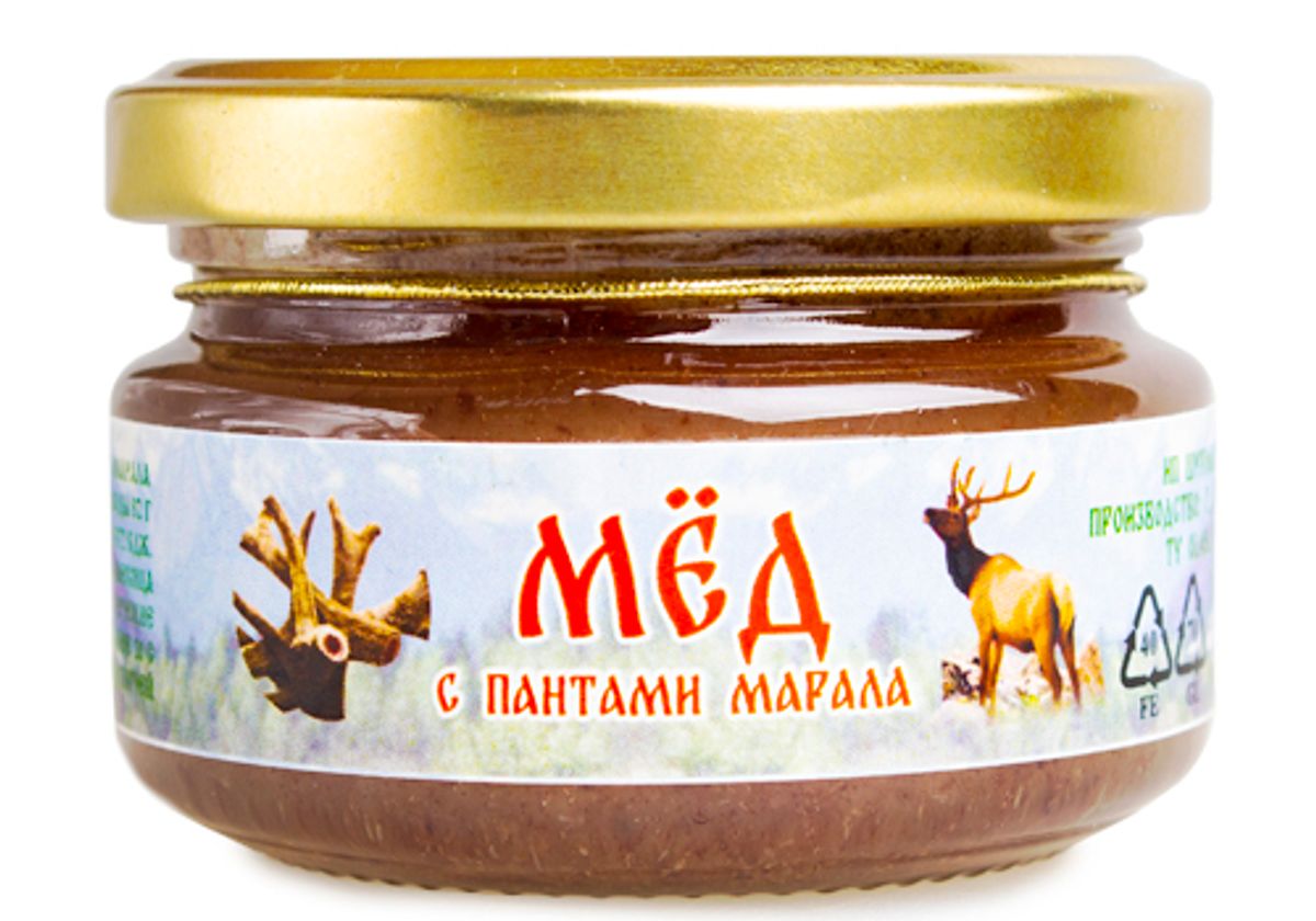 Мед с пантами марала, 150г