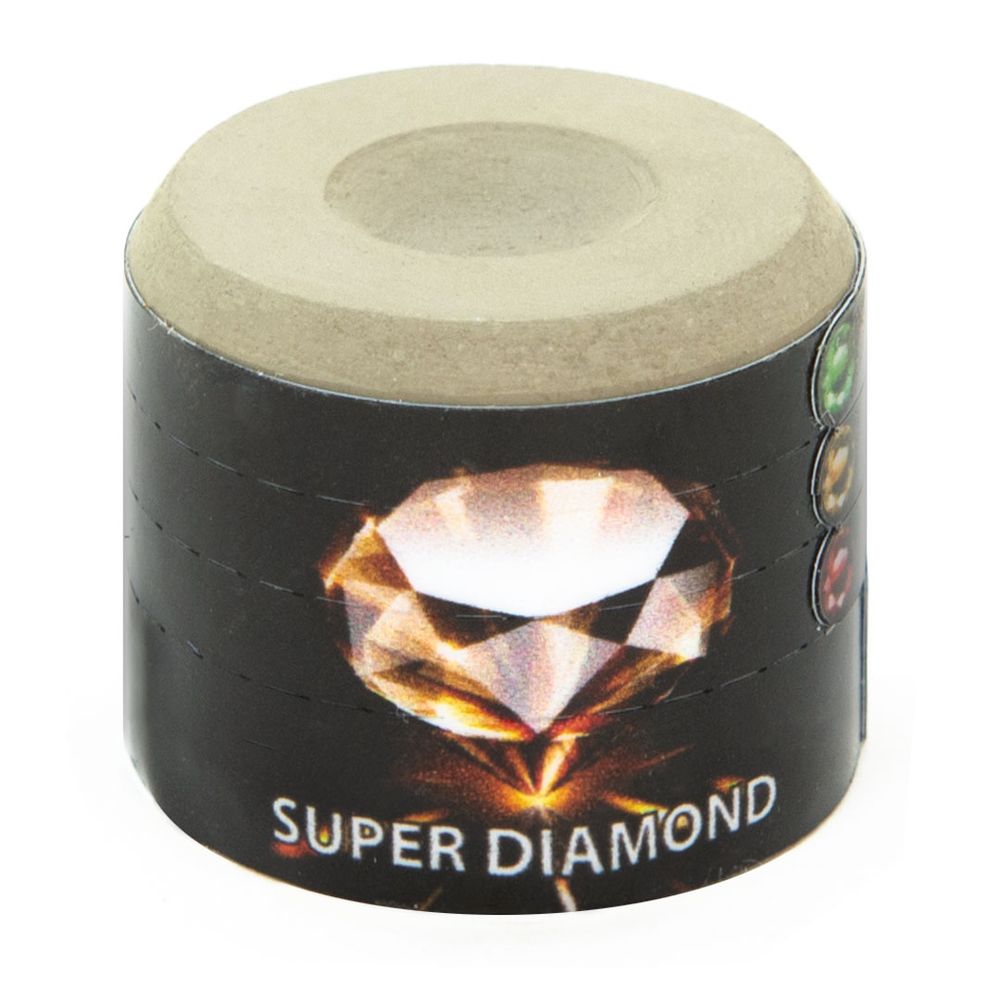 Мел «Super Diamond Grey Round» (серый) черная коробка, круглый