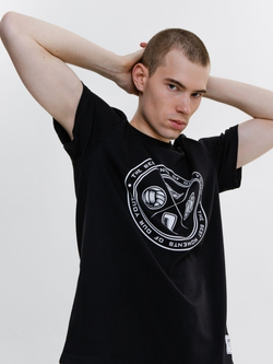 Футболка UNAFFECTED Круг Черный