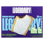 Legendary Foods, Protein Pastry, черника, 10 пакетиков, 61 г (2,2 унции)