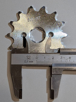 - Звезда ведущая 428-16 для мотоцикла, питбайка, мопеда с двигателем CG/CB, с валом 20 мм