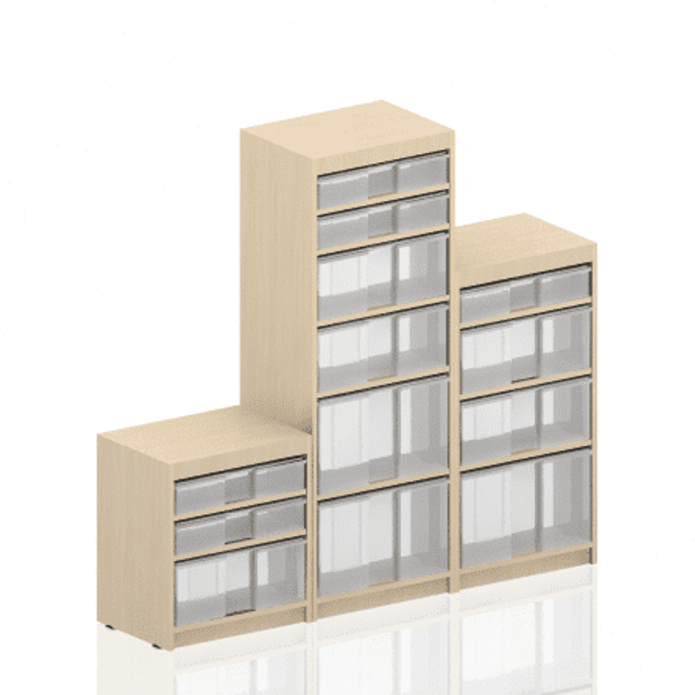 Стеллаж с регулируемыми полками Рауд 4Р серия СКАНДИК