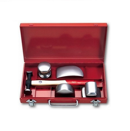 423 N5 Набор жестянщика для ремонта кузова в металлическом кейсе (5 предметов), USAG (Италия)