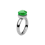 Кольцо Qudo Firenze peridot 17.2 мм 610843/17.2 G/S