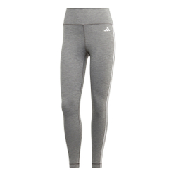 Женские теннисные брюки adidas Essentials Train 3-Stripes High-Waisted Tight Women - Grey