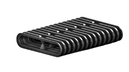 Дренажная перфорированная труба плоская 160x40