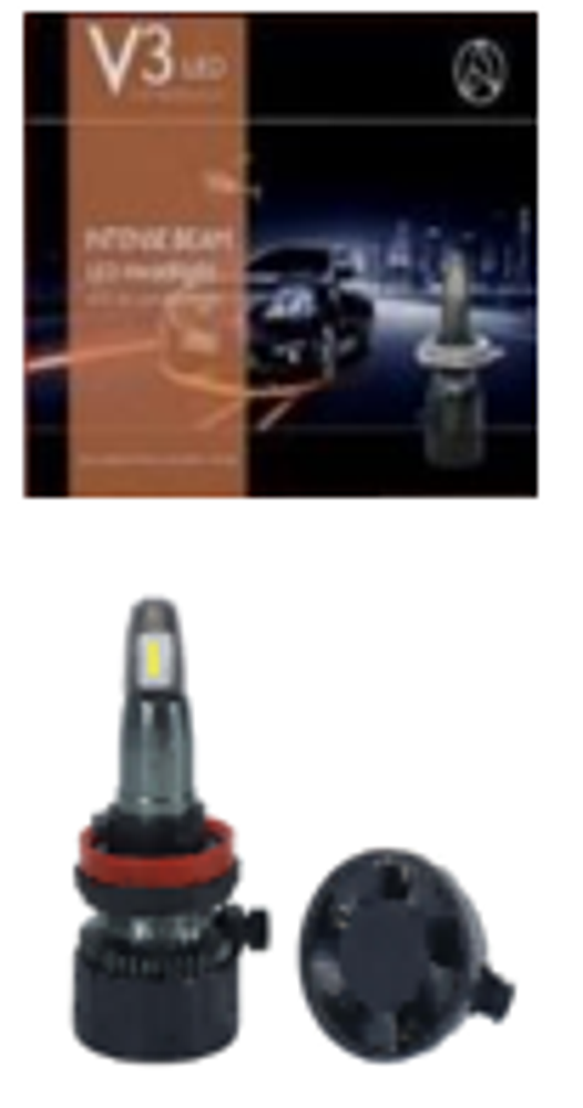 V3 LED 27W 12-24V 6000K H4 H7 H11 HB3 HB4 H27