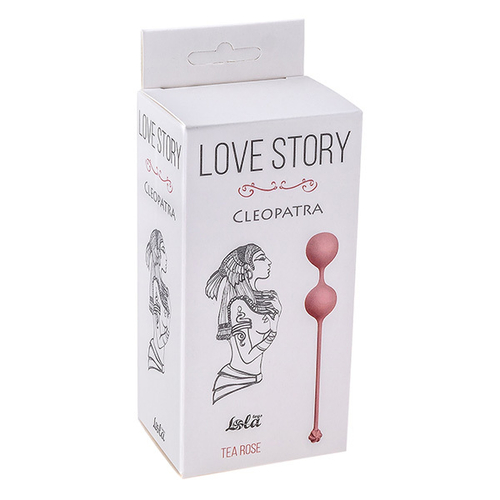 Розовые вагинальные шарики 2,5см Lola Games Cleopatra Tea Rose 3007-01Lola