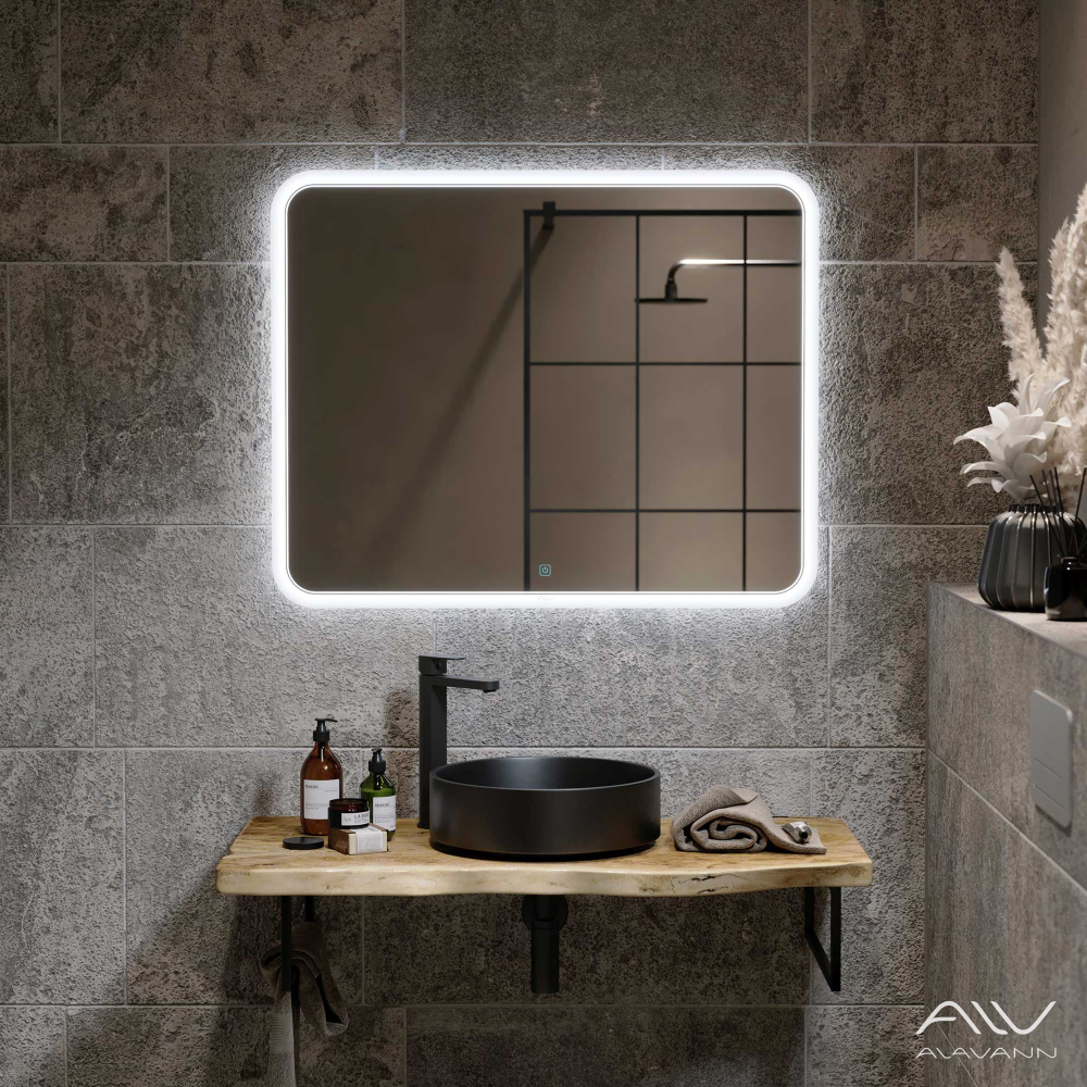 Зеркало Anna 100 с подсветкой и антизапотеванием