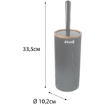 Ёрш для унитаза Fixsen Black Boom пластик, черный (FX-411-5)