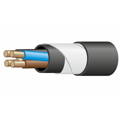 Кабель медный силовой бронированный ВБШвнг(А) ХЛ 4х6-0,66 (ож) ГОСТ