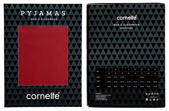 Пижама мужская с длинным рукавом и брюками Cornette 124/282