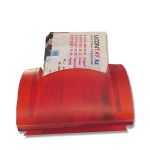 Подставка под визитки Красный