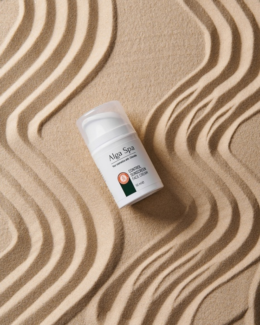 Солнцезащитный крем на основе живой суспензии микроводоросли Chlorella,ТМ ALGA SPA