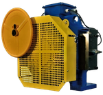 Лебедка безредукторная NEW BOMCO W 6,7 кВт  скорость 1м/с  96RPM подвес 2:1 КВШ 400х х10 мм OTIS