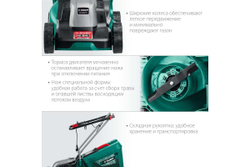 Сетевая газонокосилка ЗУБР ГС-33-1310