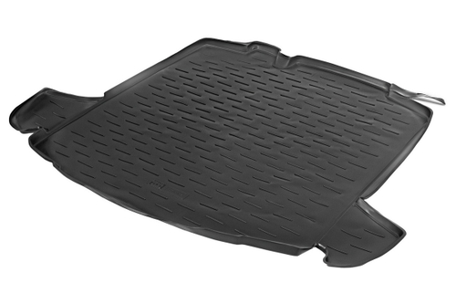 Коврик в багажник автомобиля AutoFlex для Skoda Rapid I, II поколение лифтбек 2013-2020 2020-н.в./Volkswagen Polo VI поколение лифтбек 2020-н.в., полиуретан, 9510102