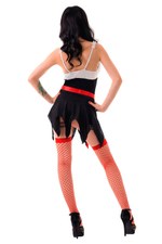 Костюм Бандитки SM (42-44) (Цвет: черный, белый)