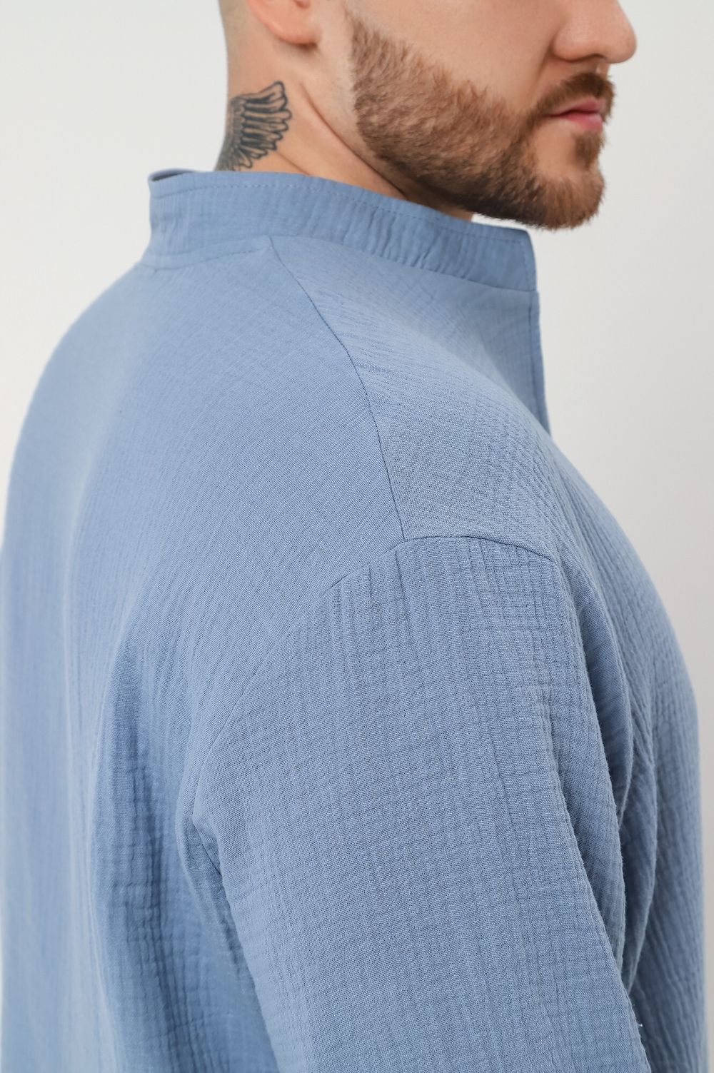 Джемпер мужской Баунти-4 Виотекс СЕРО-ГОЛУБОЙ