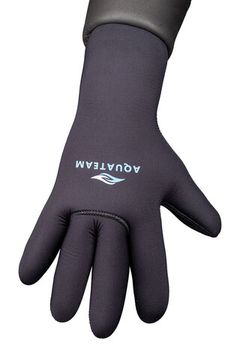 Перчатки Aquateam Hunter Jako 5 мм нейлон/открытая пора черные