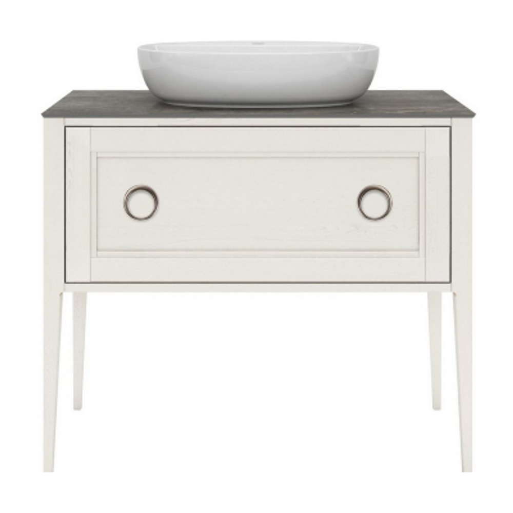 Напольная тумба с ящиком Kerama Marazzi Plaza Classic NEO белая 100х48х82,1 см