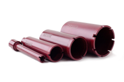 Сегментная алмазная коронка MESSER REDLINE по граниту диаметр 50 мм длина 100 мм