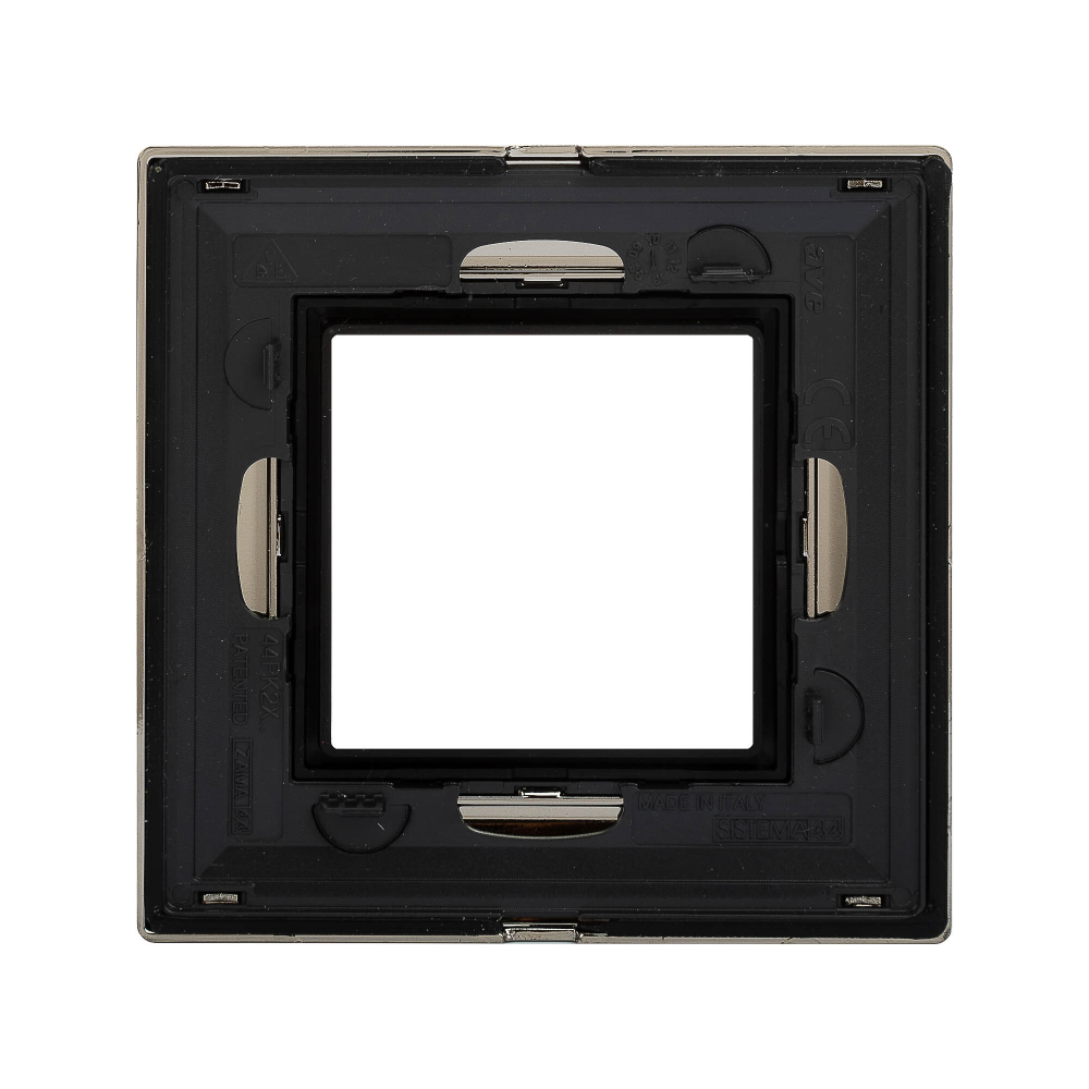 Рамка из металла, "Avanti", никелированная, 1 пост (2 мод.)