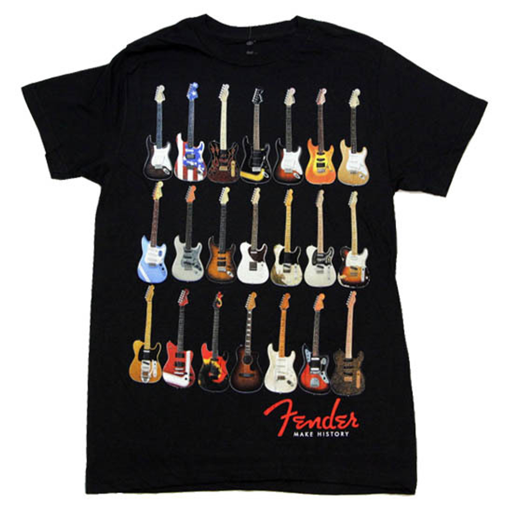 Футболка Гитары Fender ( Make History )