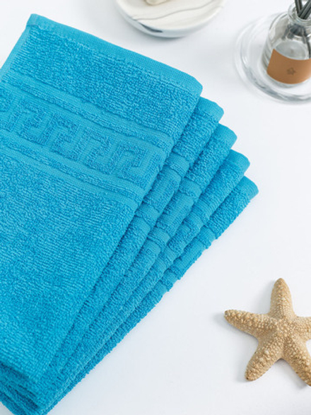 Полотенце махровое, г/к, 40х70, арт. ВТ 40-70Г, 380 гр/м2, цвет: 720-бирюза,