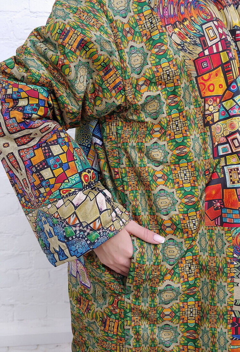 Двустороннее пальто-парка