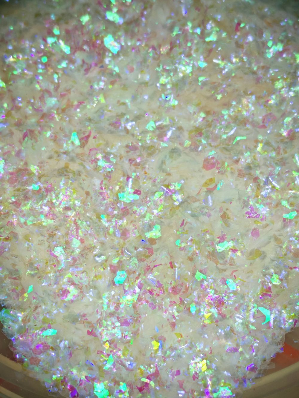 Хлопья - слюда 88716 хамелеон прозрачный - для литья изделий и творчества