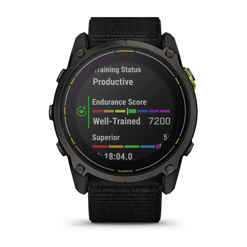 Часы Garmin Enduro 3 - 51 mm Solar Sapphire Carbon Gray DLC Titanium / Black UltraFit Nylon Strap