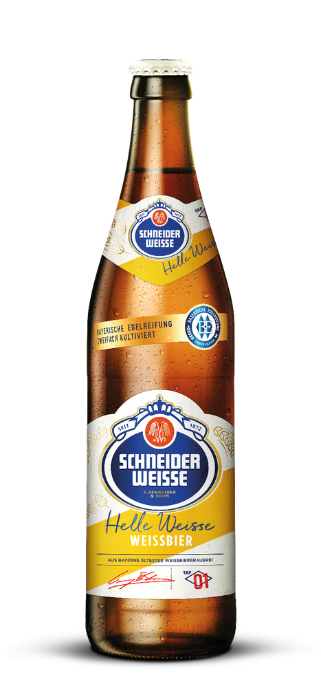 Пиво Шнайдер Вайсс ТАП 01 Майне Хелле Вайссе / Schneider Weisse TAP 01 Meine Helle Weisse 0.5 - стекло