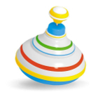 Юла большая с музыкой 16см (Стеллар)