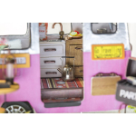 Домик на колесах Happy Camper от Rolife - Интерьерные конструкторы Rolif румбокс, сборная модель из дерева, для сборки своими руками