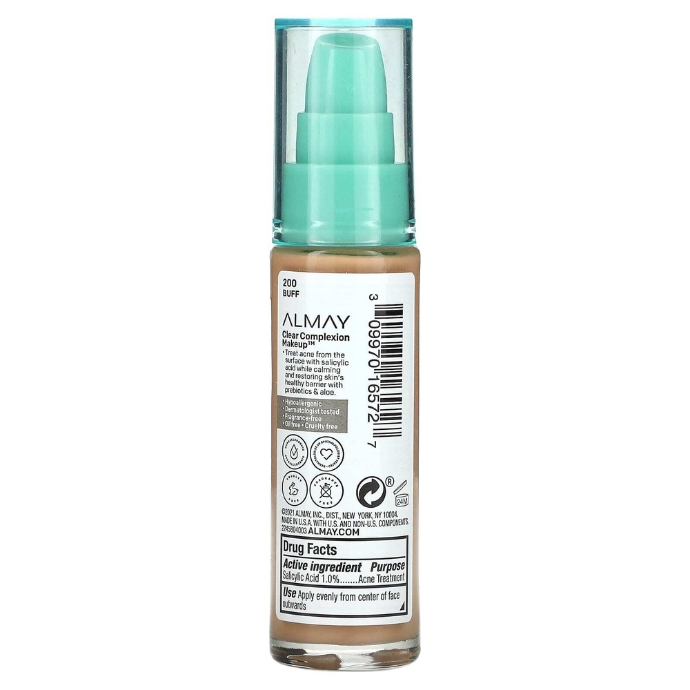Almay, очищающий крем для лица, 200 Buff, 30 мл (1 жидк. унция)