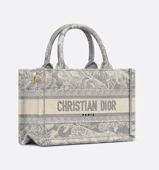 Сумка Dior Book Tote Dioriviera, белый/серый