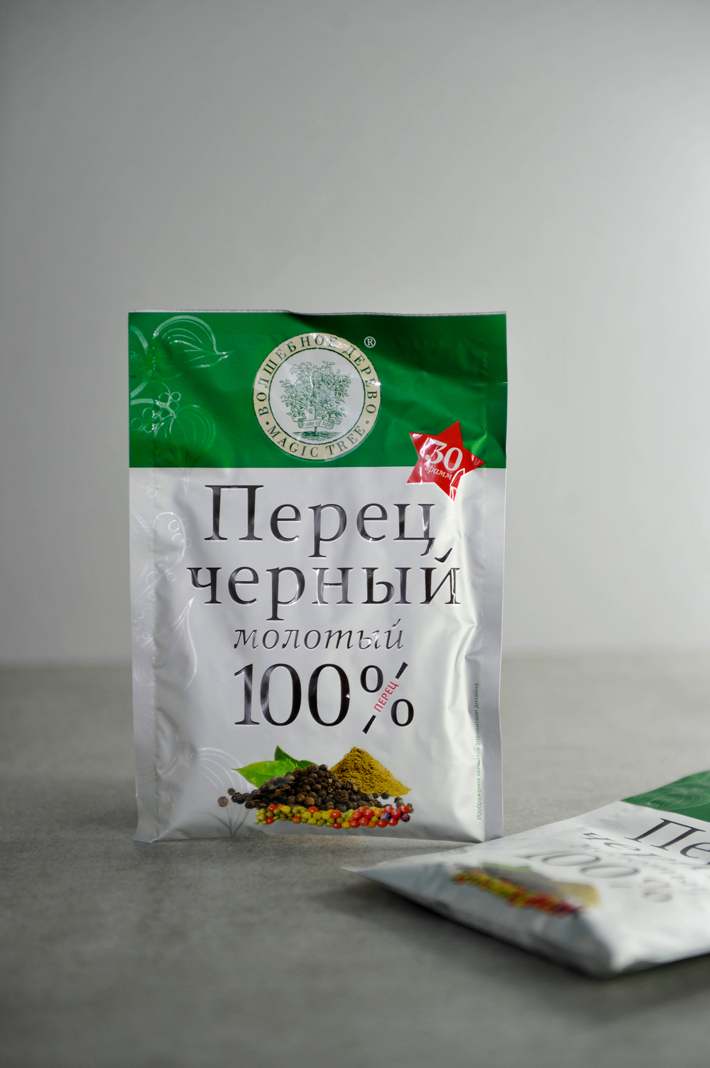 Приправа "Перец черный мотолый" 50гр.*30 ВД