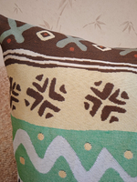 Декоративный гобеленовый чехол для интерьерной подушки Африка 68х47