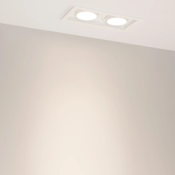 Светильник MS-VORTEX-BUILT-S210x117-2x20W Day4000 (WH-WH, 20 deg, 230V) (Arlight, IP20 Металл, 5 лет) 057769