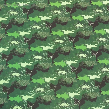 Бумага упаковочная глянец «Камуфляж», 70×100 см