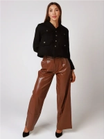 Жакет укороченный твидовый