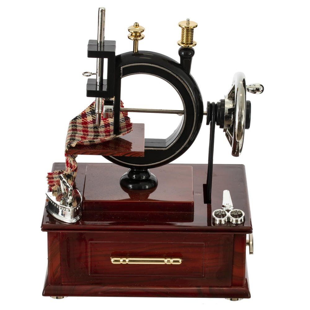 GAEM Изделие декоративное "Швейная машинка" (музык.), L14,5 W12 H19,5 см