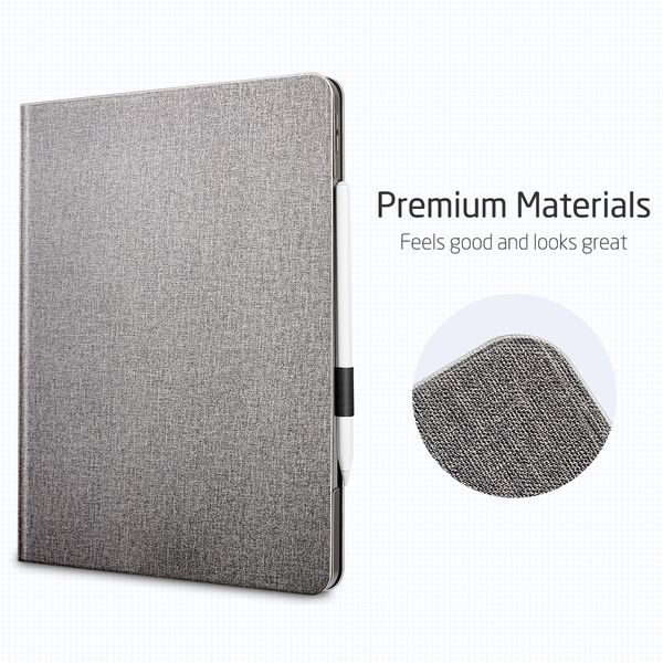 Тканевый магнитный чехол ESR Urban Folio Case для iPad Pro 11 2020 (серый)
